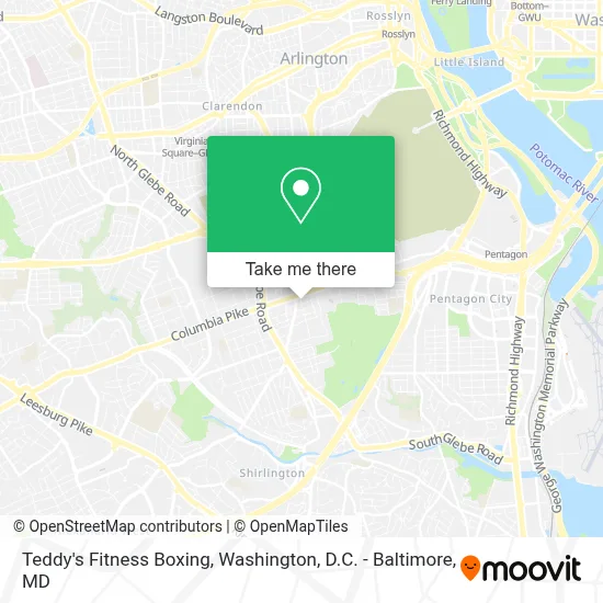 Teddy's Fitness Boxing map