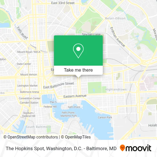 The Hopkins Spot map