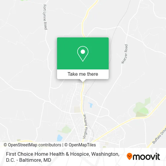 First Choice Home Health & Hospice map