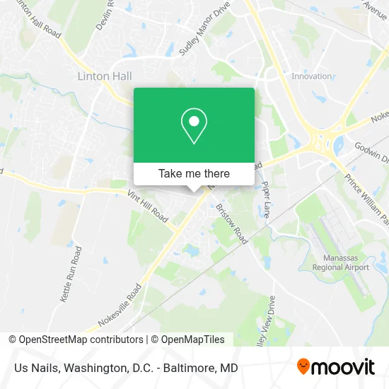 Us Nails map