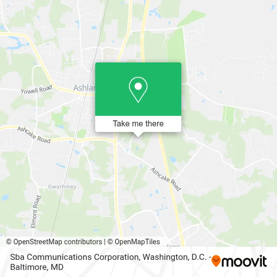 Sba Communications Corporation map
