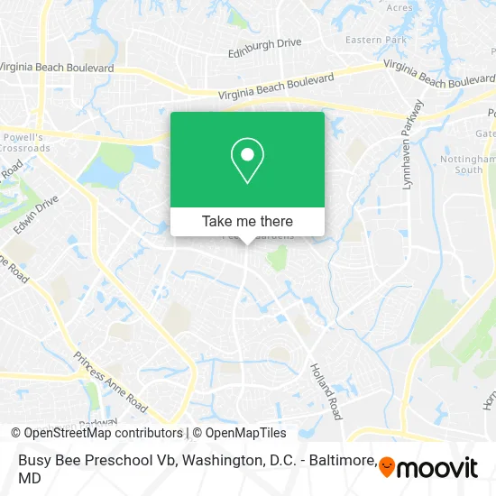 Busy Bee Preschool Vb map