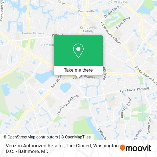 Verizon Authorized Retailer, Tcc- Closed map