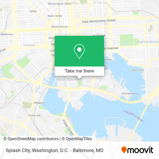 Splash City map