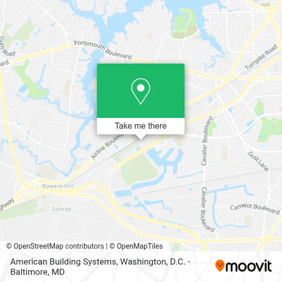 American Building Systems map
