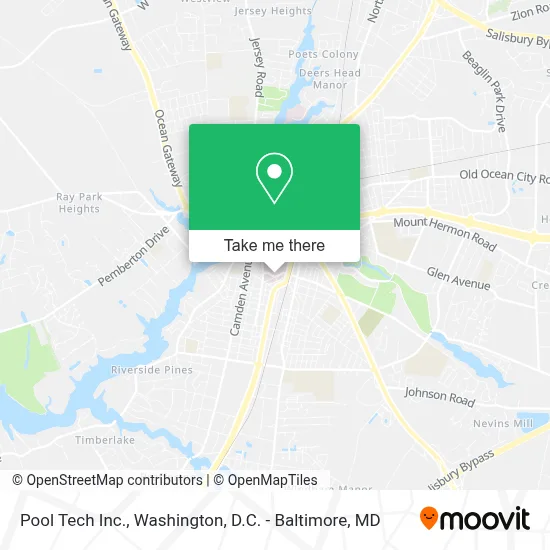 Pool Tech Inc. map