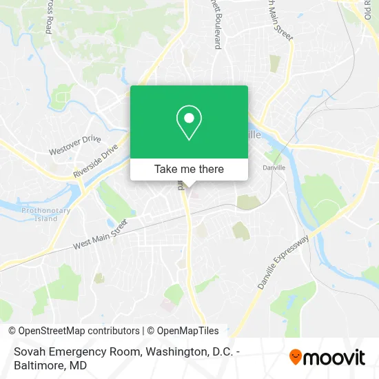 Sovah Emergency Room map