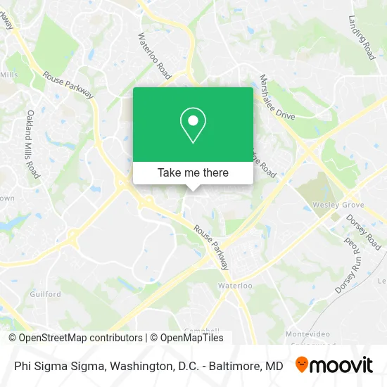 Phi Sigma Sigma map