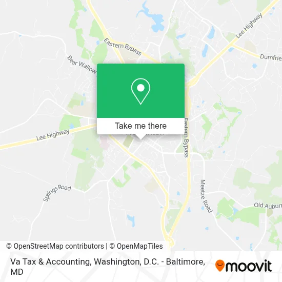Va Tax & Accounting map