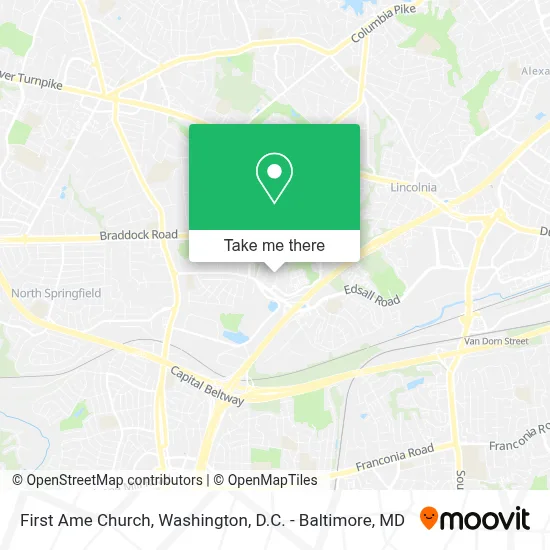 First Ame Church map