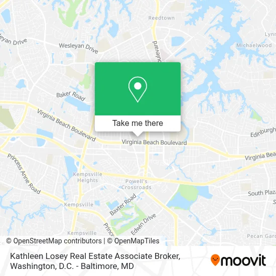 Kathleen Losey Real Estate Associate Broker map