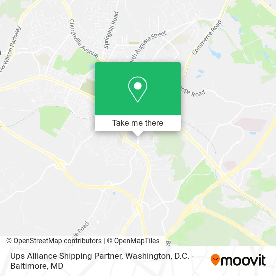 Ups Alliance Shipping Partner map