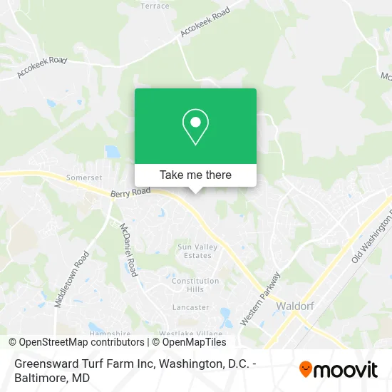 Greensward Turf Farm Inc map