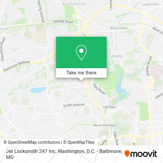 Jet Locksmith 247 Inc map