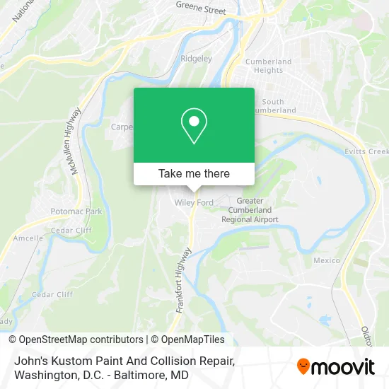 John's Kustom Paint And Collision Repair map