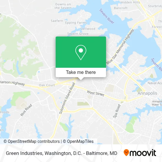 Green Industries map