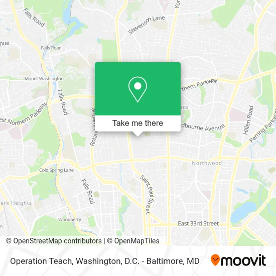 Operation Teach map