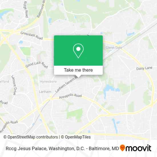 Rccg Jesus Palace map
