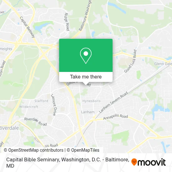Capital Bible Seminary map