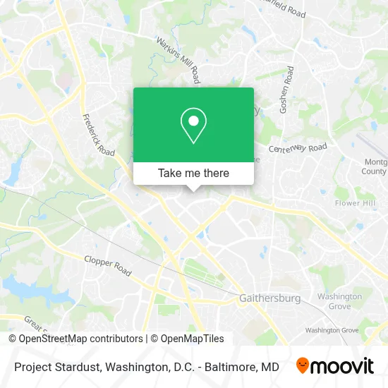 Project Stardust map