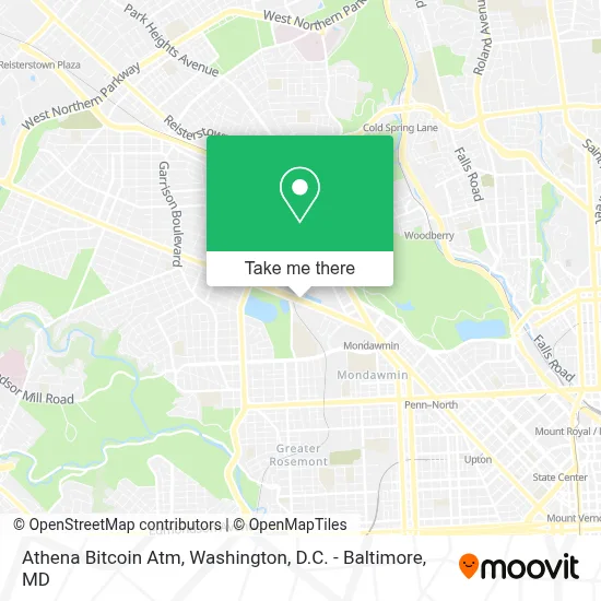 Athena Bitcoin Atm map