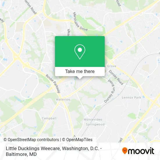 Little Ducklings Weecare map