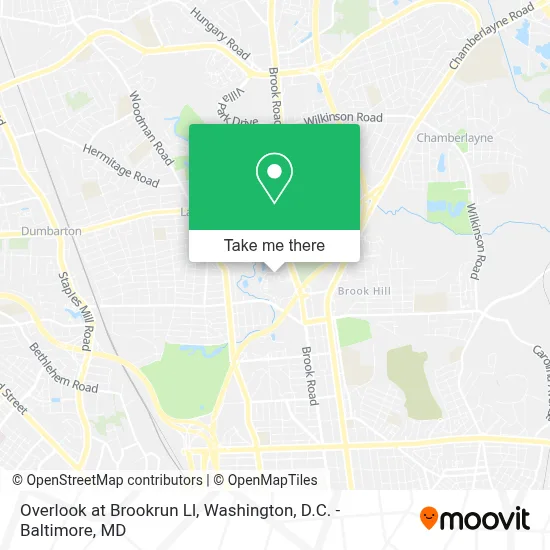 Overlook at Brookrun Ll map