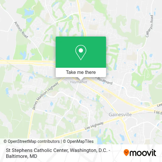 St Stephens Catholic Center map