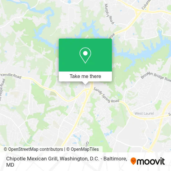 Chipotle Mexican Grill map