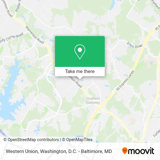 Western Union map
