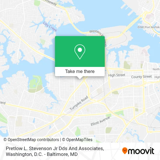 Pretlow L. Stevenson Jr Dds And Associates map