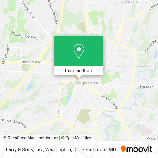 Larry & Sons, Inc. map