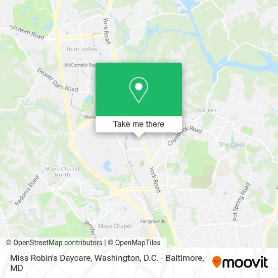 Miss Robin's Daycare map