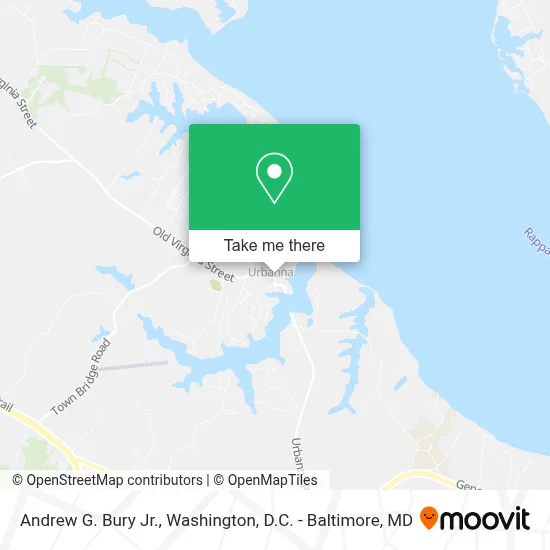 Andrew G. Bury Jr. map