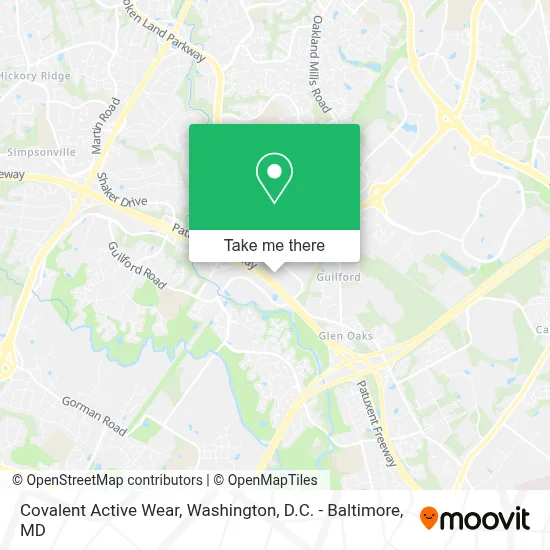 Covalent Active Wear map