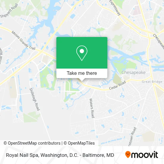 Royal Nail Spa map