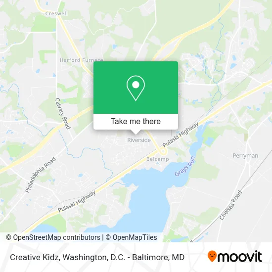 Creative Kidz map