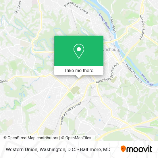 Western Union map