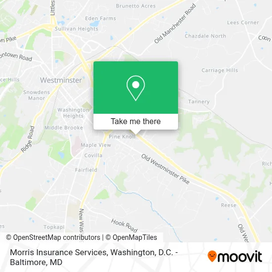 Morris Insurance Services map