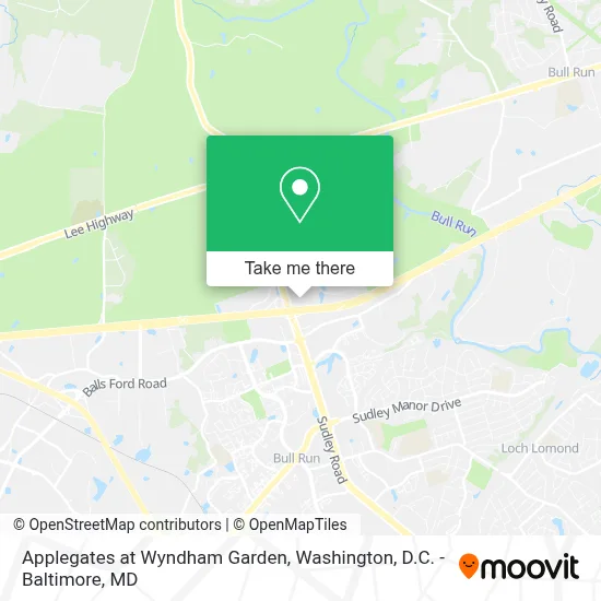 Applegates at Wyndham Garden map