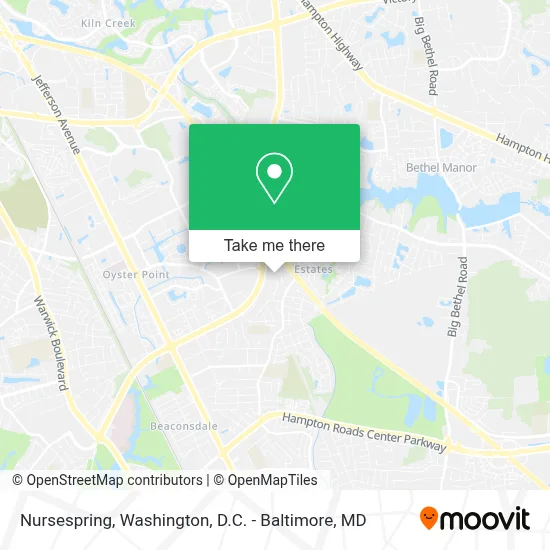 Nursespring map