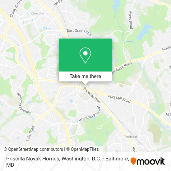 Priscilla Novak Homes map