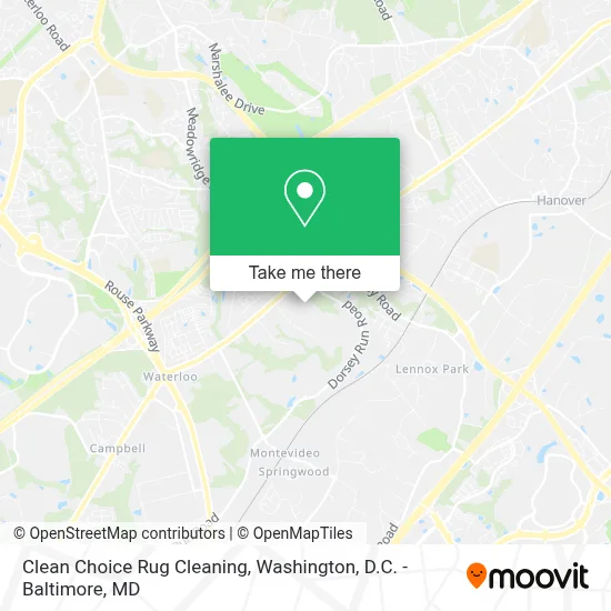 Clean Choice Rug Cleaning map