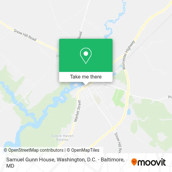 Samuel Gunn House map