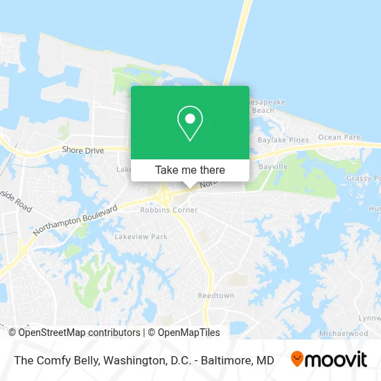 The Comfy Belly map