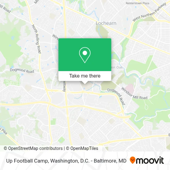 Up Football Camp map