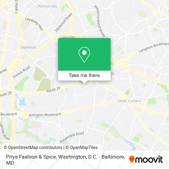 Priya Fashion & Spice map