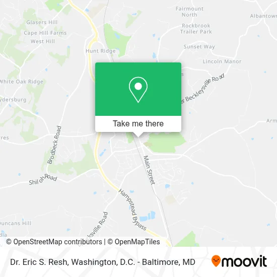 Dr. Eric S. Resh map