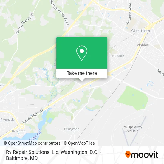 Rv Repair Solutions, Llc map