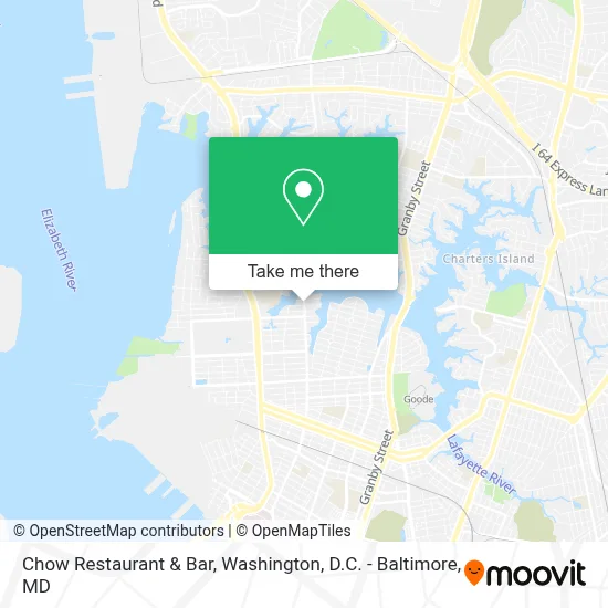 Chow Restaurant & Bar map
